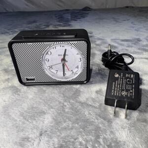 Big Ben Alarm Clock Electric USB Port Battery Back Up With Power Supply